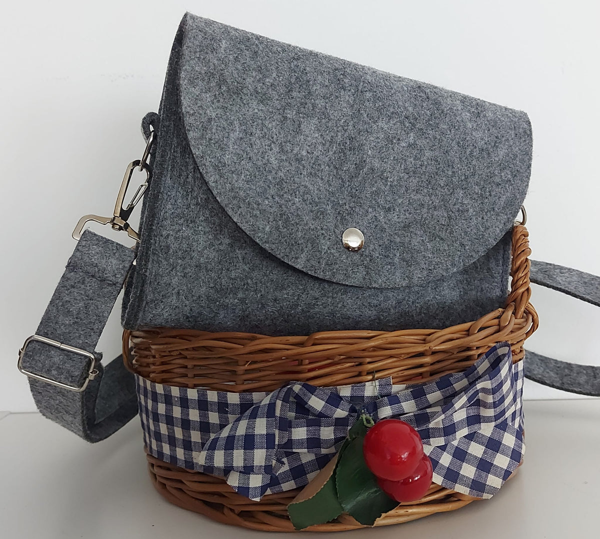 Filztasche Ella Bag in grau