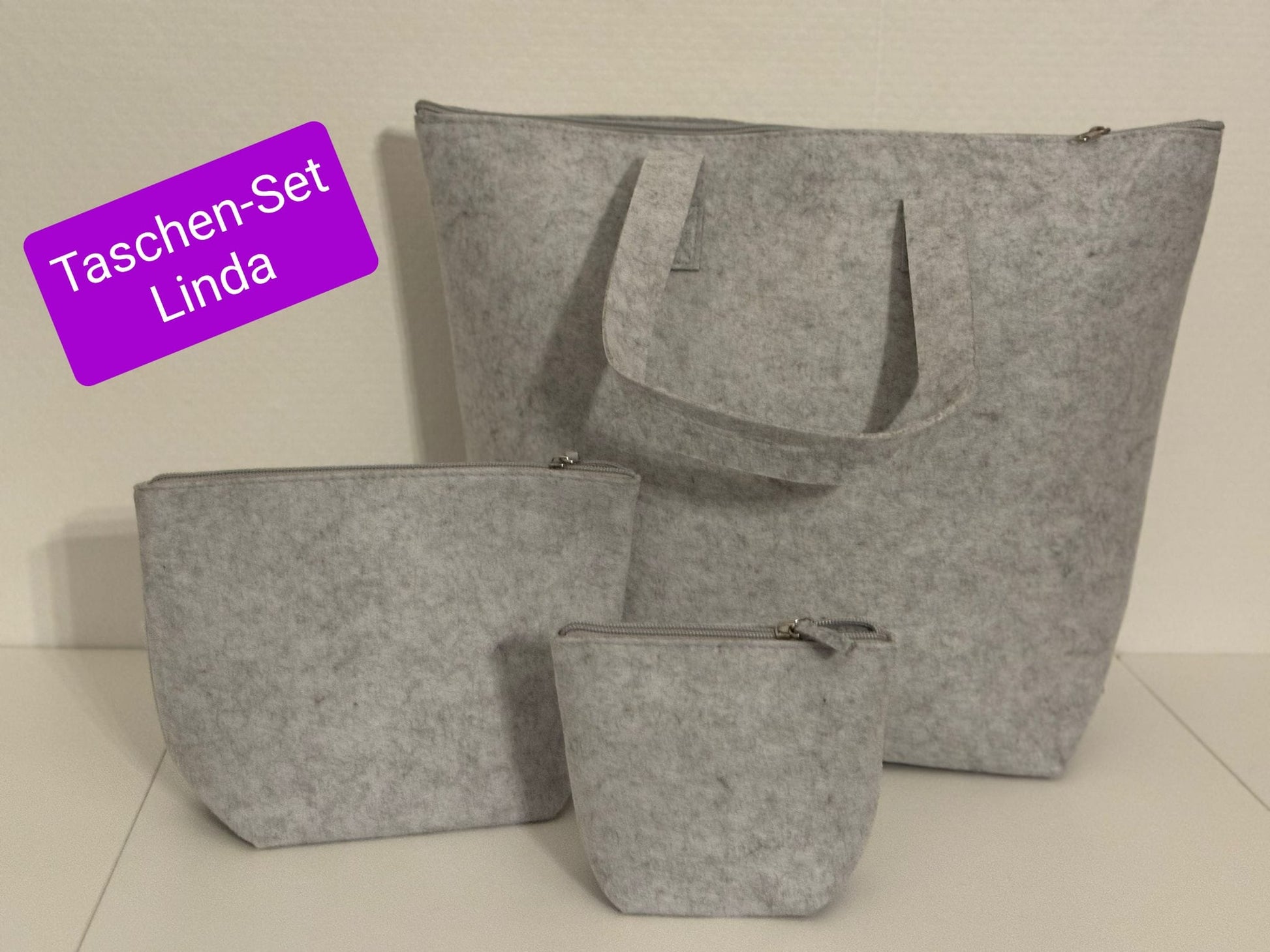Filz Taschen Set Linda *SALE s. Beschreibung*
