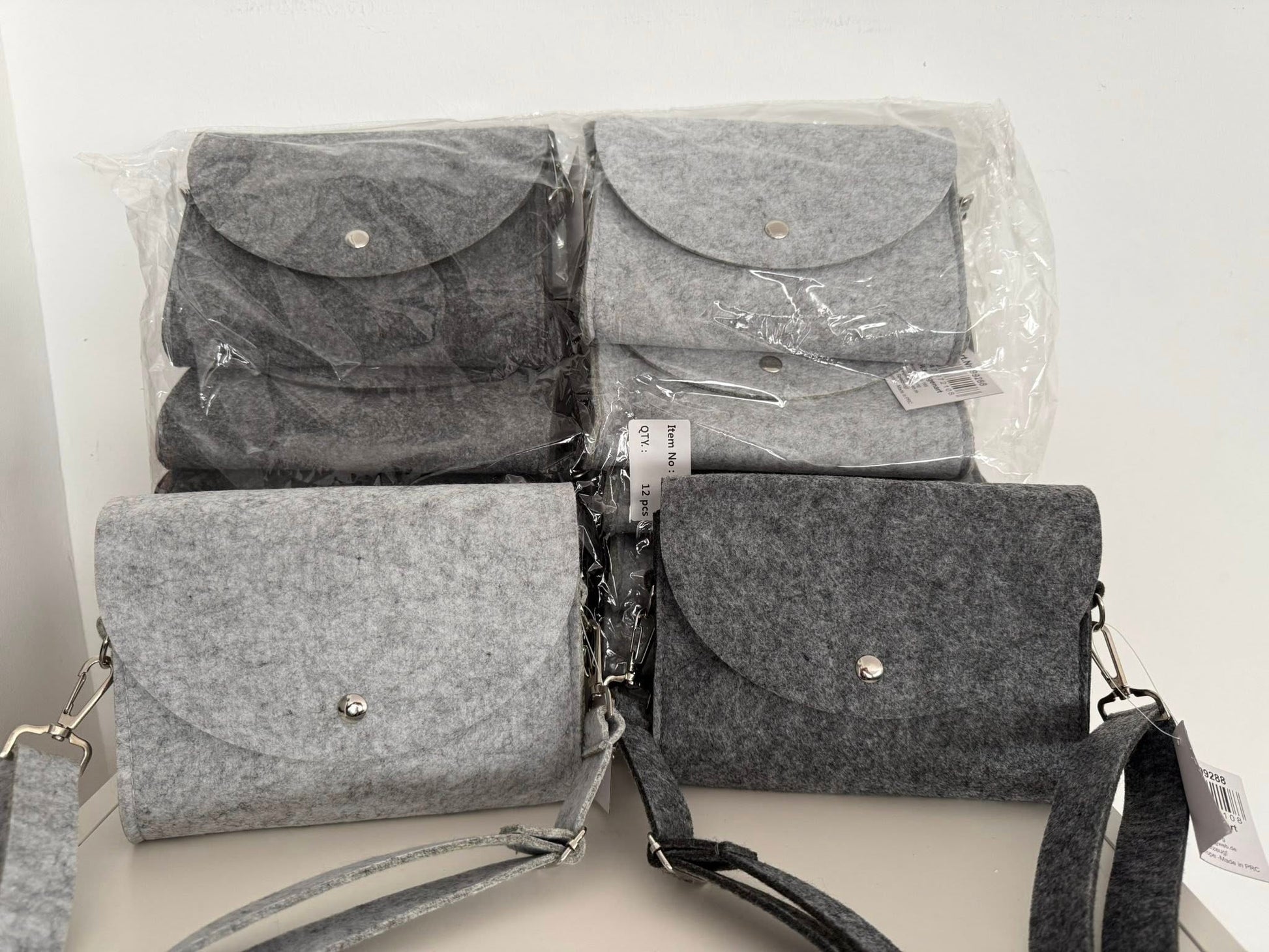 Ella Filz Umhängetasche 12er Set