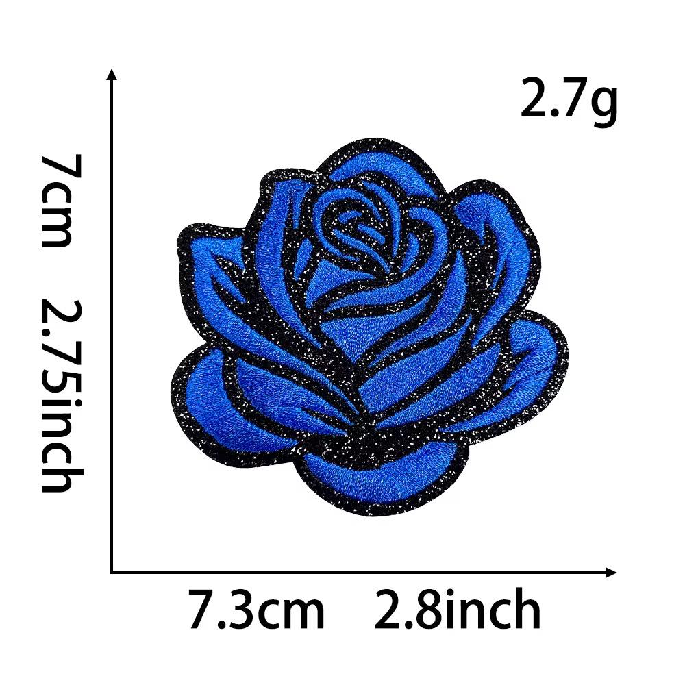 Rose Applikation zum aufbügeln Patch