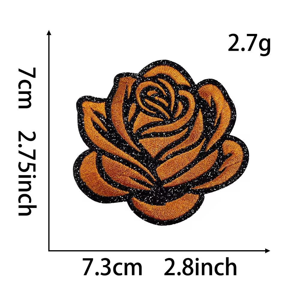 Rose Applikation zum aufbügeln Patch