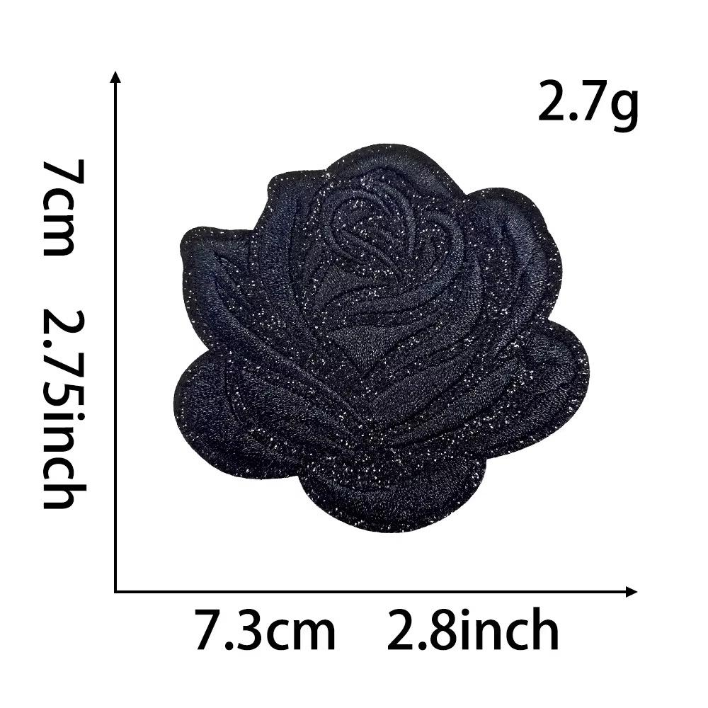 Rose Applikation zum aufbügeln Patch