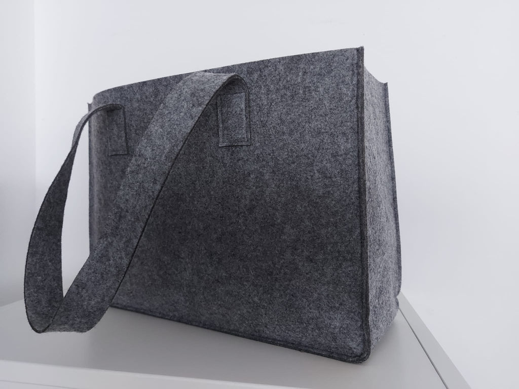 Filztasche leichter shopper klein in drei Farben erhältlich