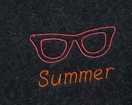 Stickdatei pink Sunglass